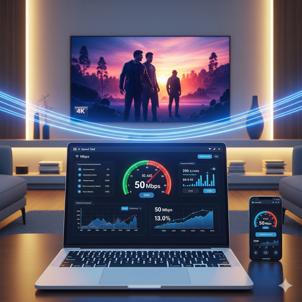Comment tester la vitesse internet pour l’IPTV 4K : Guide Complet 2026