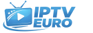 Logo officiel IPTV Euro - Fournisseur numéro 1 d'IPTV France